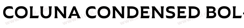 COLUNA CONDENSED BOL字体转换
